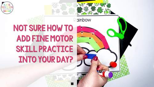 St. Patrick's Day Fine Motor Activities by Katie Roltgen | TPT