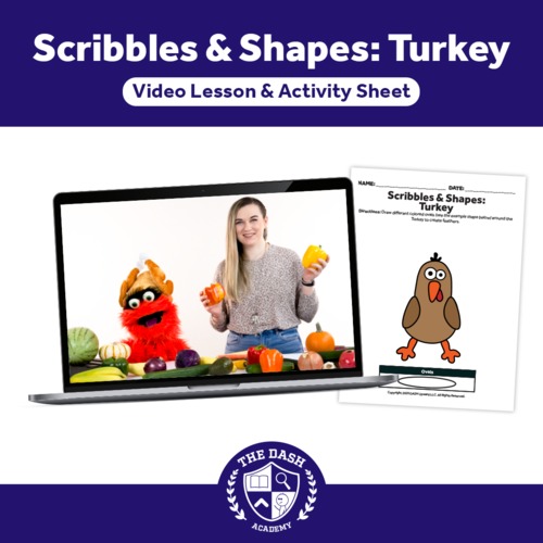 Preview of Scribbles & Shapes: Turkey