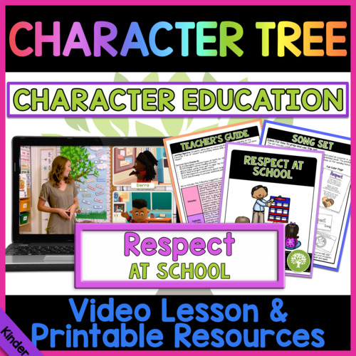 Preview of Respect at School 2 of 4 | Character Education for Kindergarten