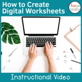 How to Create Digital Worksheets