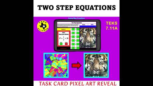Two Step Equations – Digital Bundle by Sunny Boy Creations | TPT
