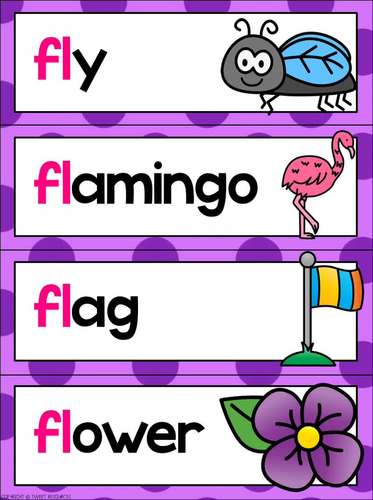 blends phonics no prep printables for fl by tweet