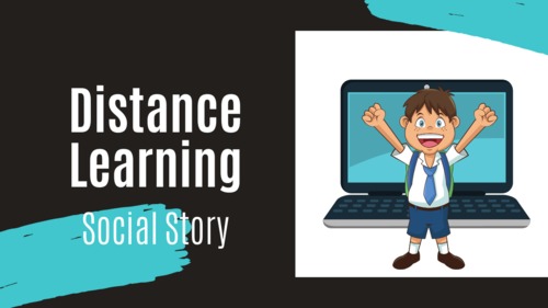 Preview of Distance Learning - Animated Special Education Social Story