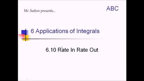 Rate In Rate Out