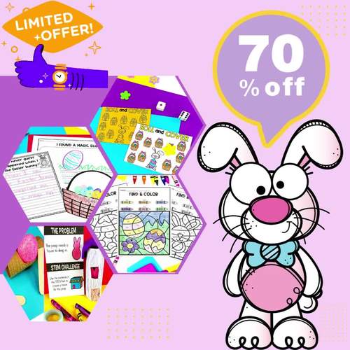 Easter Bundle Math Centers Literacy Centers STEM Activities for ...