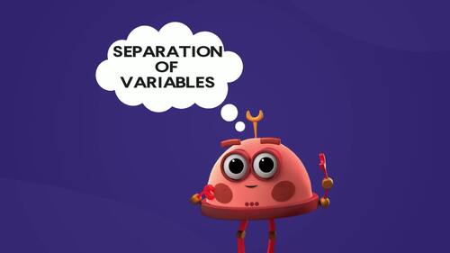 Differential Equations - Separation of Variables by Calculus4u | TPT