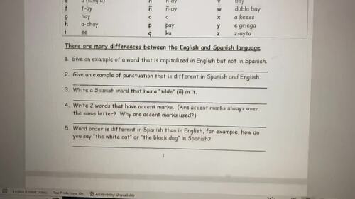 Repaso packet :18 pages of worksheets for students studying Spanish ...