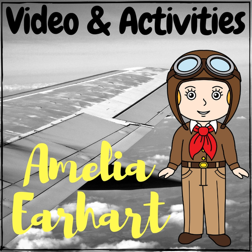 Preview of Amelia Earhart MINI Video + Activities Kit!