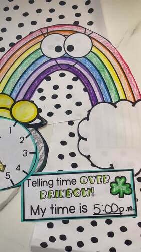 Telling Time St Patricks Day Clock Craft