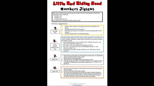 Little Red Riding Hood Activity Pack by Kids Club English | TPT