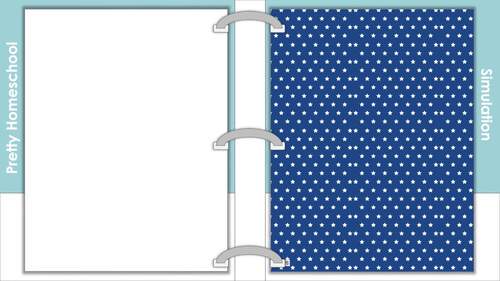 Editable and Printable Portfolio Binder Covers and Spines | Astronaut ...