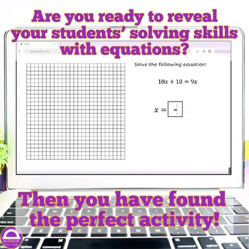 Solving Linear Equations with Variable on Both Sides Digital Activity