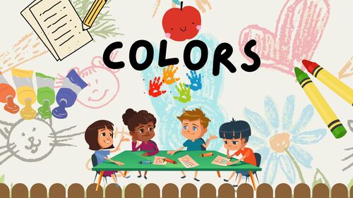 Preview of Learning Colors- Color + object phrases, Identifying Color