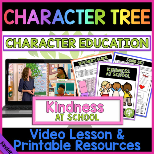 Preview of Kindness at School 2 of 4 | Character Education for Kindergarten