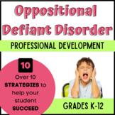 Oppositional Defiant Disorder and Conduct Disorder