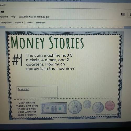 Counting Money WORD PROBLEMS Digital Notebook Distance Learning TpT