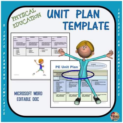 Physical Education Unit Plan Templates Editable Microsoft Word Resource