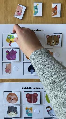 Matching Halves Puzzle Growing Bundle, Mix And Matching Learning Resource