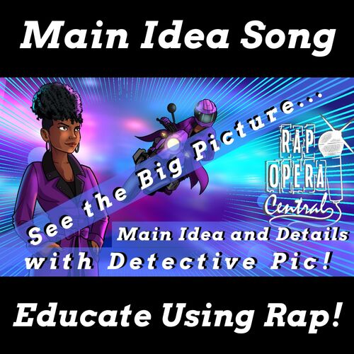 Preview of How to Teach Finding the Main Idea and Details Rap Song for 4th and 5th Grade