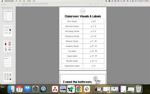 Special Education Classroom Visuals and Labels by The Autism Helper