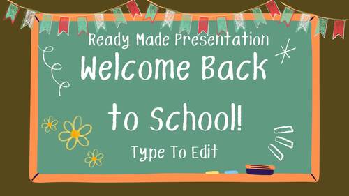 Back To School Classroom Rules Ready Made Presentation - Ready To Edit!