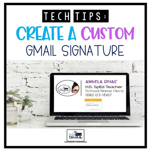 Preview of Create a Custom Gmail Signature