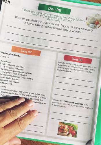 Culinary Arts Bell Ringer Journal Bundle Digital and Print - Daily Warmup