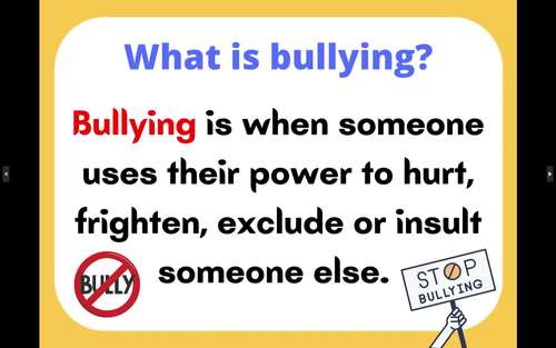 Let's stop Bullying. Printable & Digital Anti-Bullying Lesson. Google ...