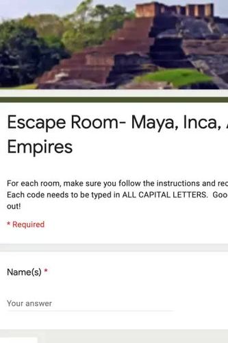 Inca ESCAPE ROOM! - Amped Up Learning