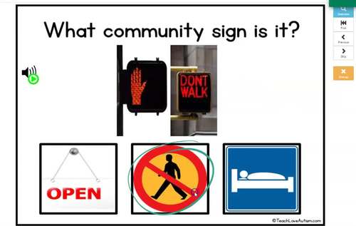 Community Signs Non-Identical Match | Social Studies Task Cards | Boom ...