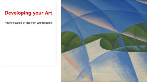 Art Project Developing Ideas from Research to Final Artwork - Portfolio ...
