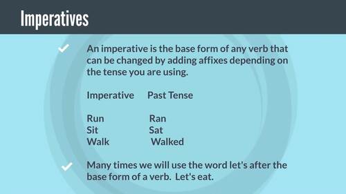 Preview of Imperatives, Infinitives, Interjections, and Interrogatives
