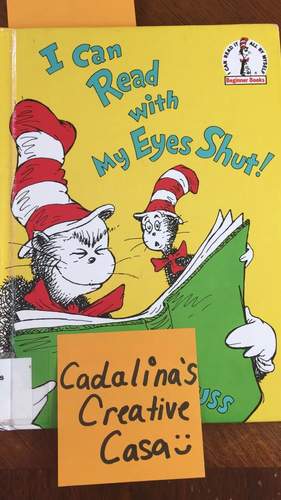 Preview of I Can Read with My Eyes Shut! By Dr. Seuss Read Aloud
