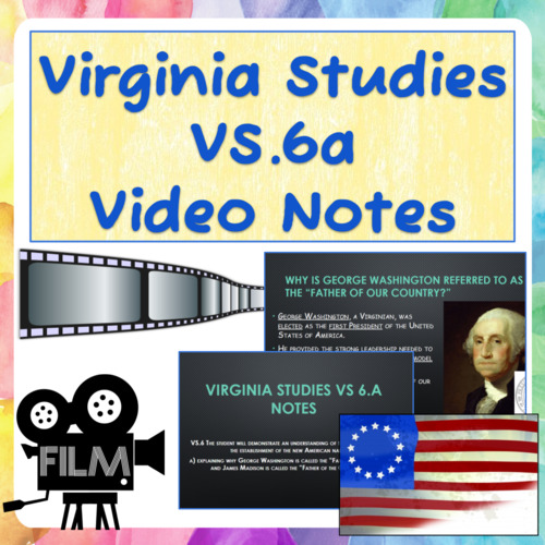 Preview of Virginia Studies VS.6a Notes Recording
