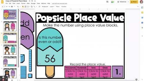 Place Value Task Cards 2nd Grade : Decomposing Numbers Odd and Even