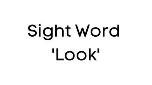 Preview of Sight Word 'Look', Nocturnal Animals, Vocabulary Video/Ebook