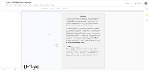 ELA REVIEW & TEST PREP DIGITAL ESCAPE ROOM - Reading Comprehension