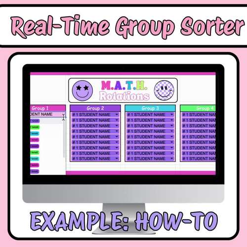 Bundle: Real-Time Group Sorter for Rotations or Stations Digital Resources
