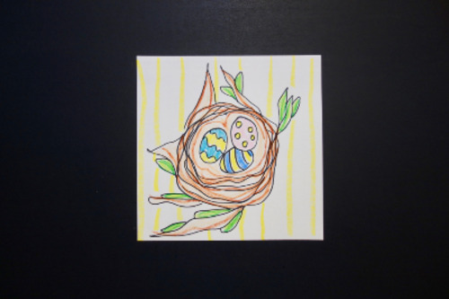 Preview of Let's Draw an Easter Egg Nest!