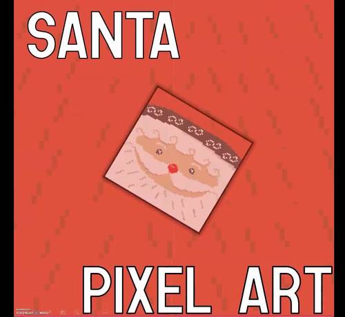 Finding Slope Given 2 Points SELF-CHECKING DIGITAL CHRISTMAS SANTA ...