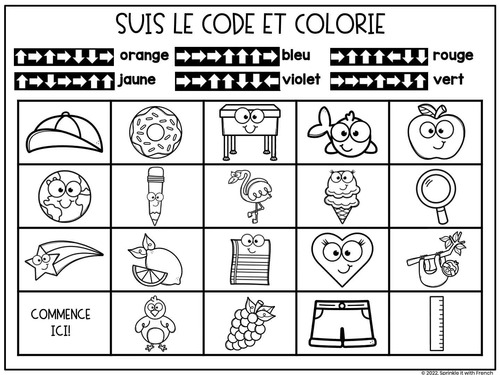 French Coding Activities | Les activités de codage by Sprinkle it with ...
