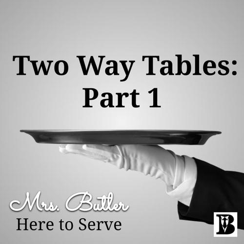 Preview of Two Way Tables: Part 1 Video