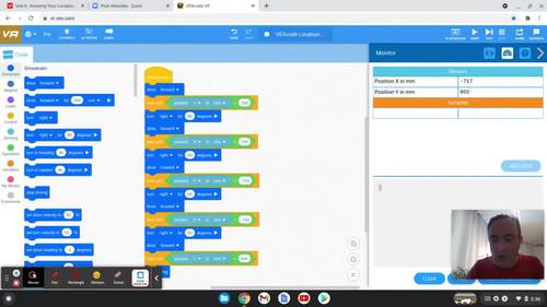 Preview of VEX Coding | Video | Castle Crasher | Distance Sensor | Middle School