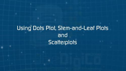 Preview of Using Dot plot, Stem plots & Leaf plots- Elementary math Videos