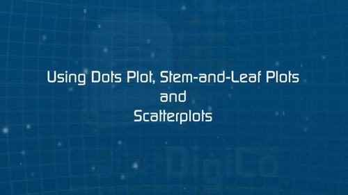 Preview of Using Dot plot, Stem plots & Leaf plots- Elementary math Videos