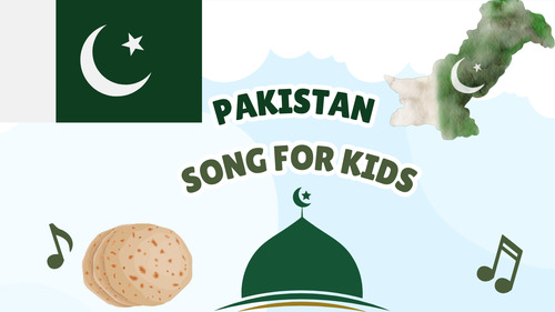 Preview of Pakistan Song for Kids | Country Study Video, MP3 & Lyrics PDF