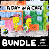 Kids Stories BUNDLE - "A Day In A Cafe" - Video, Book & Ac