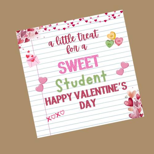 Valentine's Day Tags By Alyssa Grandner | TPT