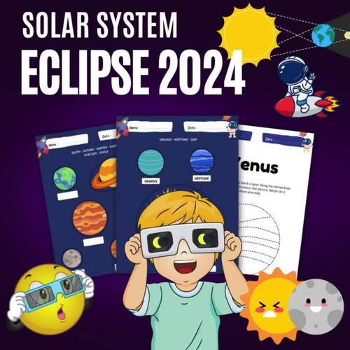 Solar system and Lunar Eclipses 2025 activities 08 april 2025 Project