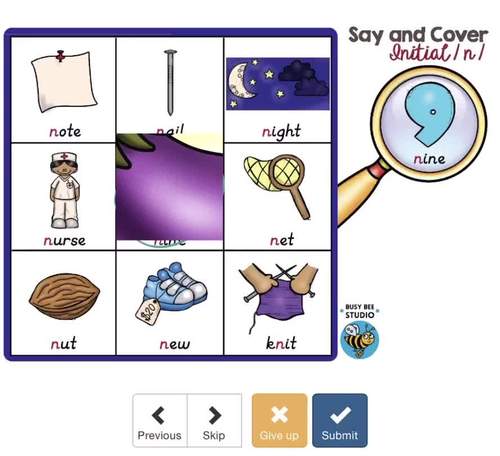 Articulation N Boom Cards Games for Speech Therapy by Busy Bee Studio